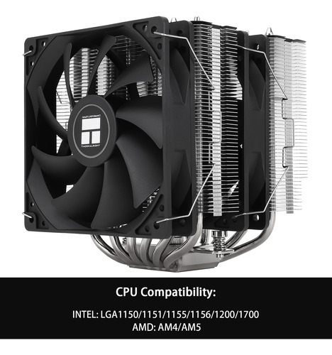 Cpu Refrigerador For Games Thermalright Pa120 Se De...