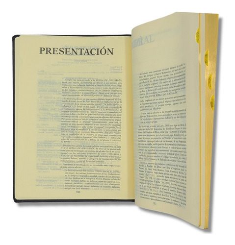 Imagen 6 de 9 de Biblia De Jerusalen Mediana De Lujo Con Caja Piel Marron