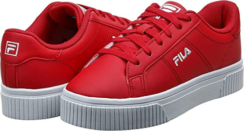 Zapatos Plataforma Rojos Dama Fila 39 1/2 8 1/2 Deportivos