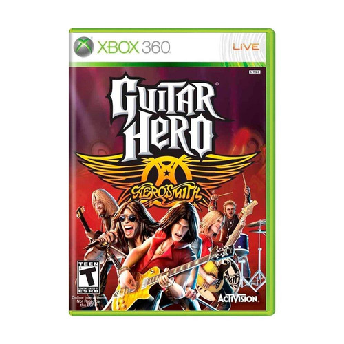 Guitar Hero Aerosmith Xbox 360 Mídia Física Novo Lacrado