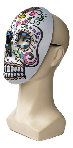 2 Piezas Día De Los Muertos Máscara Fiesta De Disfraces