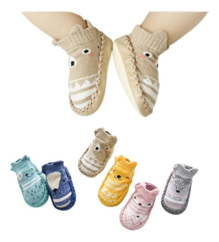 10 Pares De Zapatos De Bebé Antideslizantes Para Niños Y Niñ