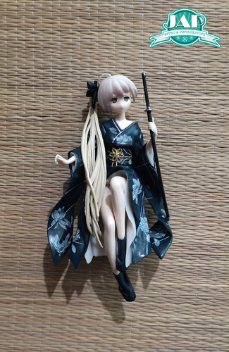 Figura Anime Sora Samurai Kimono Negro (versión China)