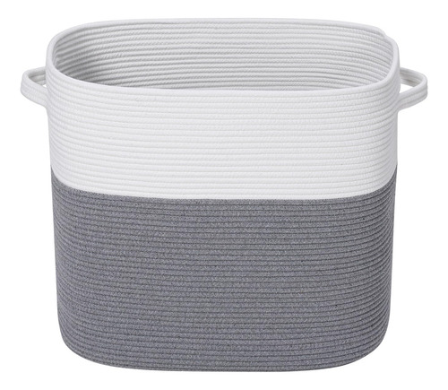 Cesta De Almacenamiento Cottonphant Rectangular Extra Grande