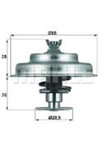 Termostato Mahle Renault 18 2.1d