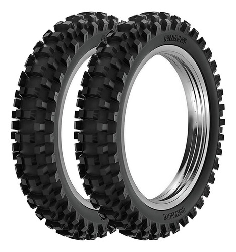 Pneu Yz 250f Trilha 100/90-19 + 80/100-21 Rw33 Rinaldi