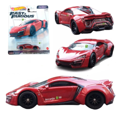 Hot Wheels W Motors Lykan Hypersports Velozes E Furiosos 