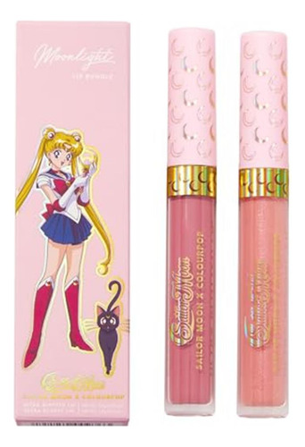 Set De Labios Ultraxsailor Moon Brillo Labial Rosa Intenso N