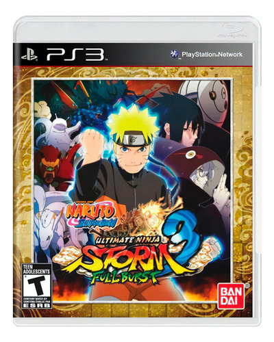 Naruto Shippuden Ultimate Ninja Storm 3 Standard Edition Ps3 Fisico