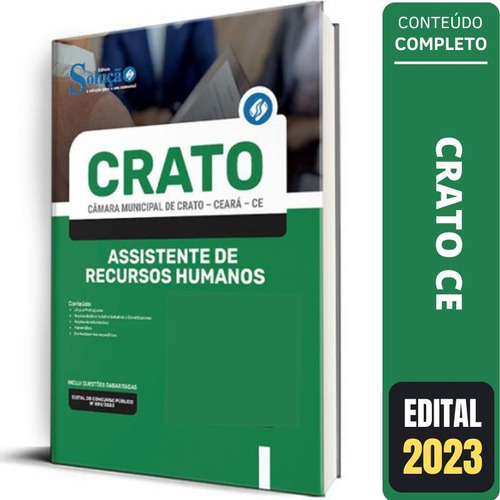 Apostila Câmara De Crato Ce - Assistente De Recursos Humanos