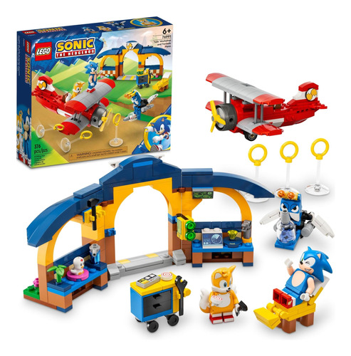 Lego Sonic The Hedgehog Tails Workshop And Tornado Plane Bu