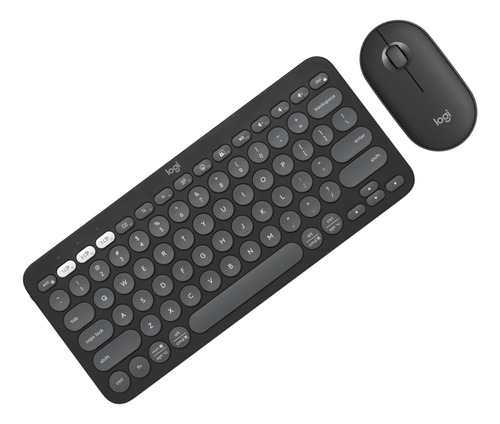 Combo Logitech Bluetooth: Teclado K380s + Mouse M350s, Negro