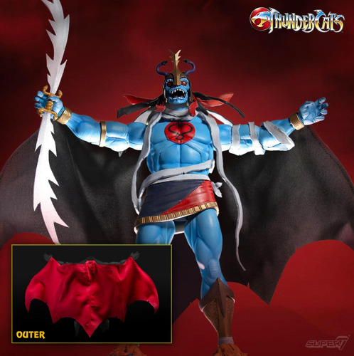 Mumra Super 7 Mumm-ra El Inmortal Thundercats Mummra Y Mamut (Usado)