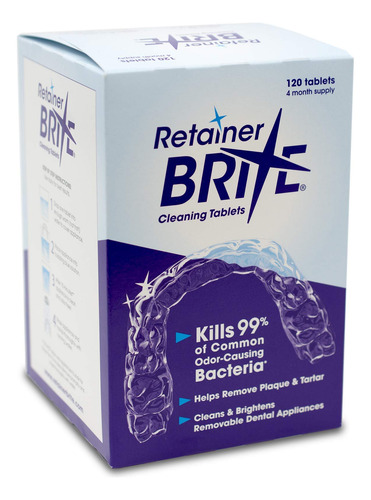 Tabletas Limpiadoras Retenedoras Para Invisalign 120 Unidade