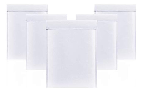 Paquete De 5 Sobres Blancos Amiff Para Envíos 12,5 X 18 Bubb