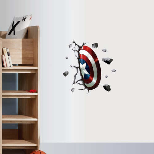 Vinilos Decorativos Superheroe Spiderman Superman Hulk Cap