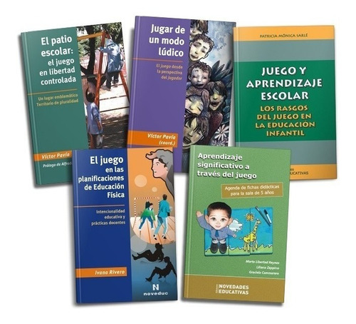 Combo Juego Aprendizaje Escolar 5 Libros 1 Revista (ne)