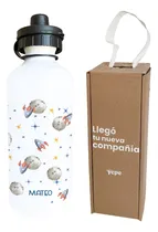 Comprar Botella Infantil Espacio Personalizada Con Nombre + Caja