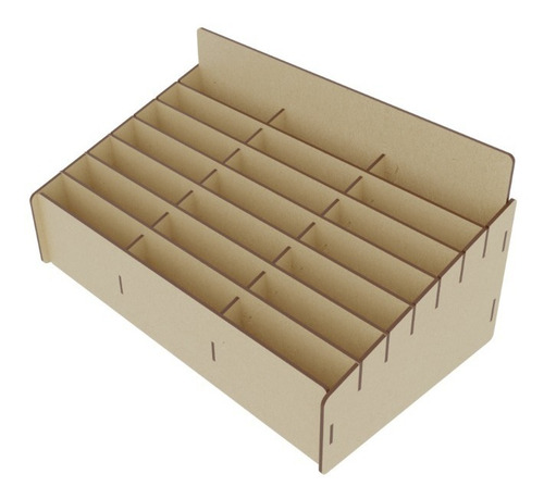 Imagen 6 de 8 de Organizador Exhibidor Caja Mdf Para 21 Teléfono Celular