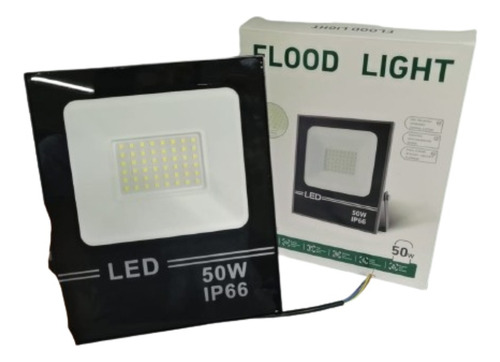 Luz De Inundación Led De 50w  Resistente Al Agua