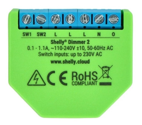 Imagen 2 de 6 de Shelly Dimmer 2 - Dimmer Wifi