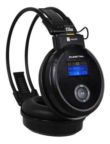 Auricular Inalámbrico Radio Fm/mp3/microsd Punktal Pk-hp900