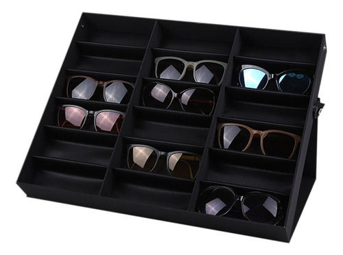 Caja Organizadora De Anteojos, Vitrina Para Gafas De Sol, 18