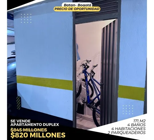 Venta Apartamento Duplex Batan Bogota Ubicación Privilegiada