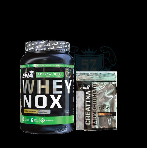 Ena Whey Nox Proteína X1kg+arginina+creatina X300g