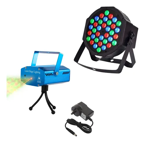 Combo Iluminacion Proton 18 Led + Laser Lluvia Multipunto