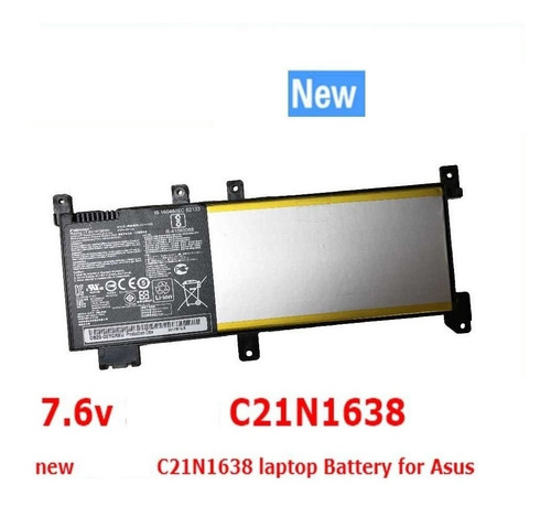 Imagen 3 de 5 de Bateria Portatil Asus X442u F442 A442 A442u C21n1638