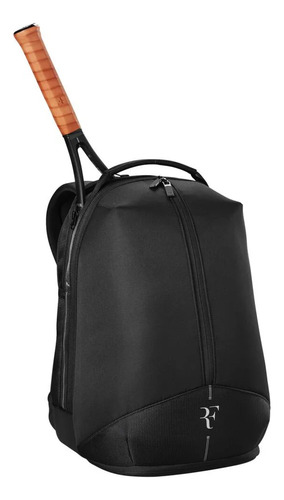 Mchila Backpack Wilson Rf Roger Federer Negro Negro Liso