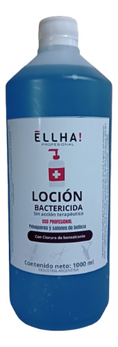 Sanitizante Loción Bactericida 1000ml X 3 Unidades. - Ellha