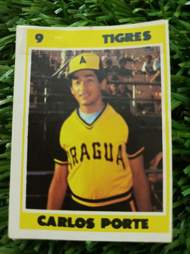 1975 Béisbol Profesional Venezolano Carlos Porte #9 