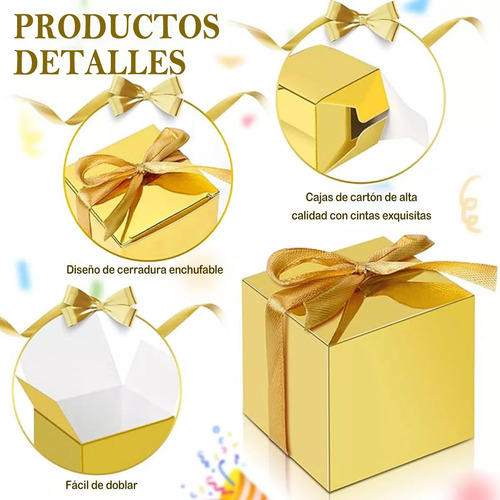 Cajitas Para Dulces,cajas Para Dulces Recuerdos Boda,100pzs