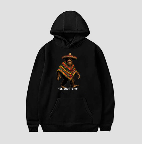 Sudadera Hoodie Chetos Sasquatch Pie Grande Con Un Poncho