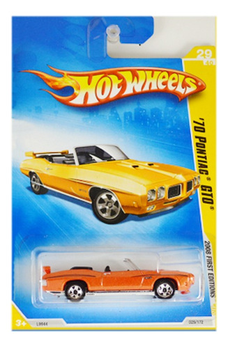 Hot Wheels 2008 First Editions 29/40 - '70 Pontiac G T O