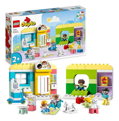 Lego Duplo 10992 Vida Na Creche 4 Bonecos + Urso -