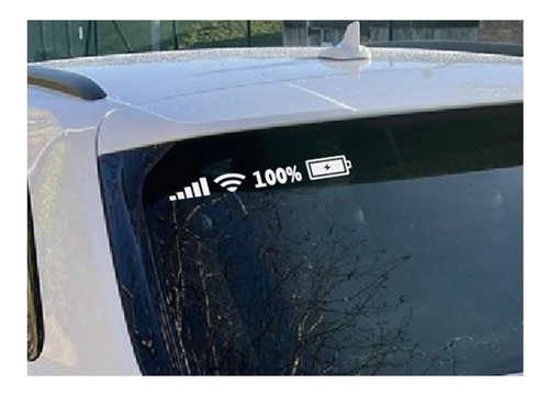 Sticker Wifi Signal Power Parabrisas Medallones Auto Tuning 