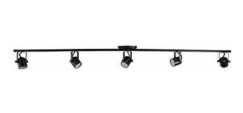 Kit De Iluminación Led 5 Luces 5ft Para Riel Negro +
