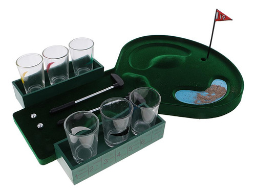 Juego De Mesa, Minigolf, Club De Bebidas, Bar Y Vasos De Cri