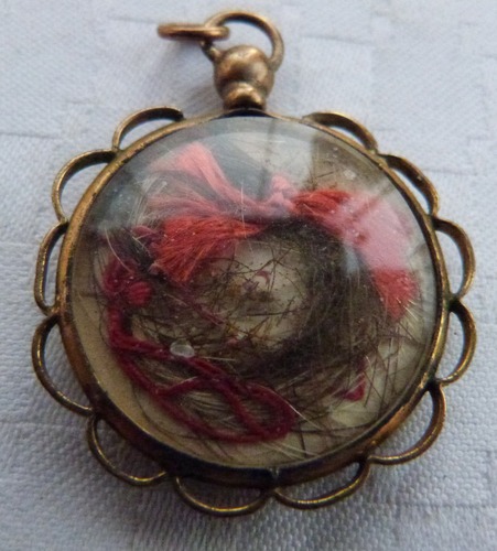 Monijor62-antiguo Coleccion Relicario Guarda Pelo C/reliquia (Usado)