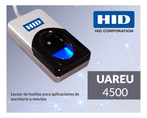 Lector De Huella Biometrico Usb Uareu 4500 Distintos Usos