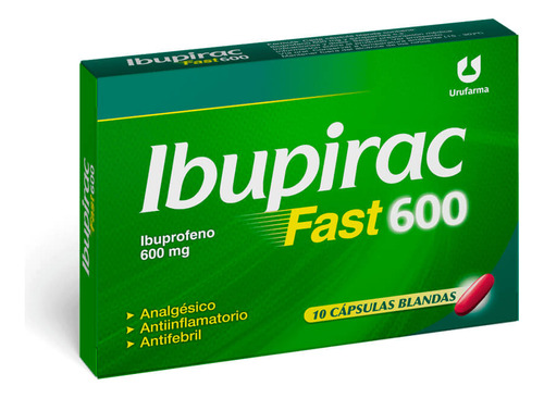 Ibupirac Fast 600 Mg X 10 Cápsulas Blandas