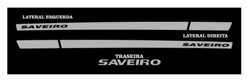 Adesivo Emblema Faixa Lateral Volkswagen Saveiro 2010 Brinde