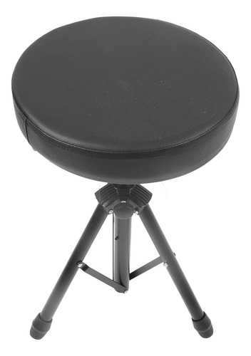 Taburete Giratorio Drum Throne, Acolchado Y Plegable