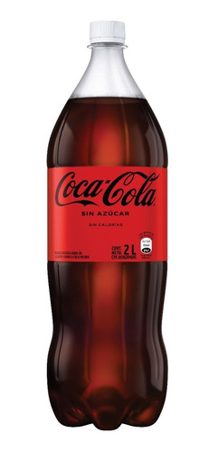 Imagen 2 de 3 de Refresco Coca - Cola Sin Azúcar Pet 2l