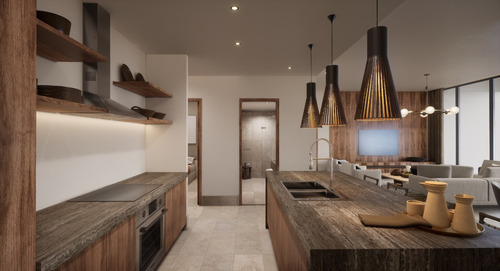 Departamento En Venta En Puerto Aventuras, Brizha Del Mar, Con Frente A La Playa