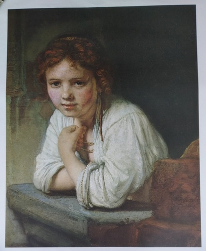 Imagen 1 de 1 de Reproducción De Rembrandt Van Rijn Girl At Window