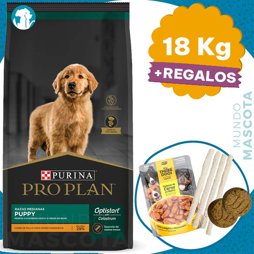 Alimento Perro Purina Proplan Puppy 15 Kg + Regalo + Envío